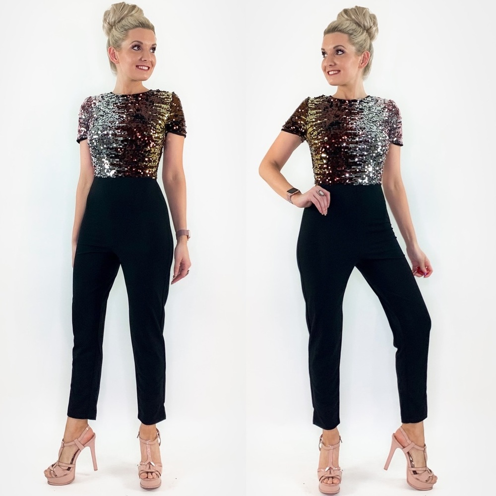 Sequin Pants Jumpsuit - Picture 4 of 8
